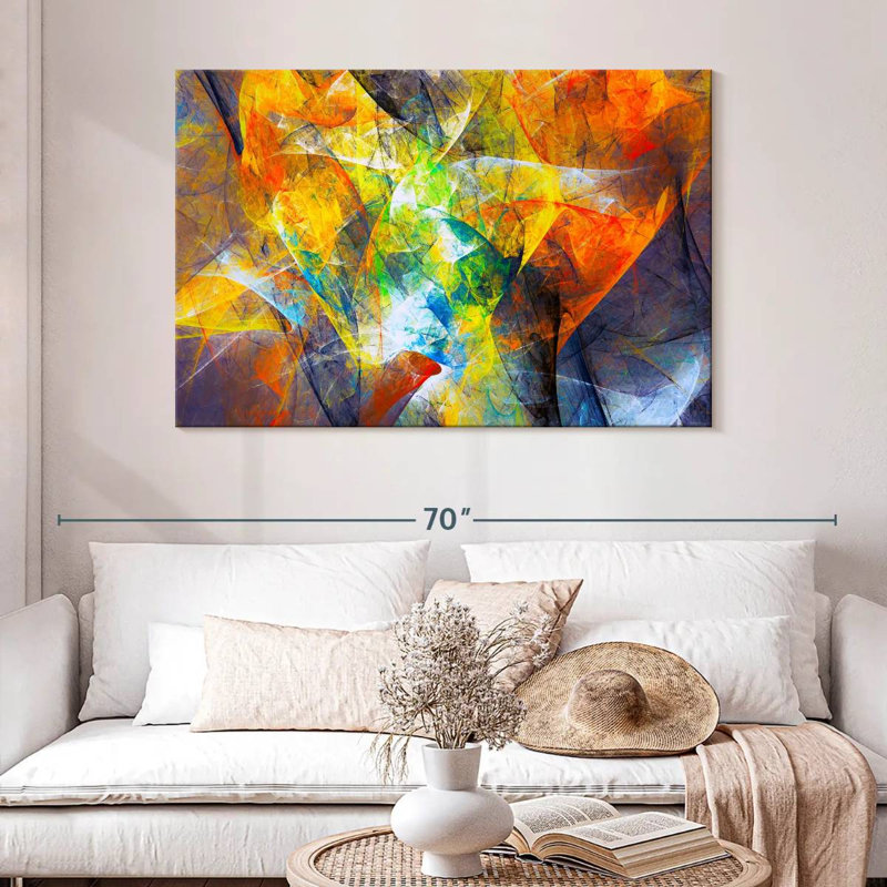 Abstrait mouvement excentrique Avery, H 32 po x l 48 po