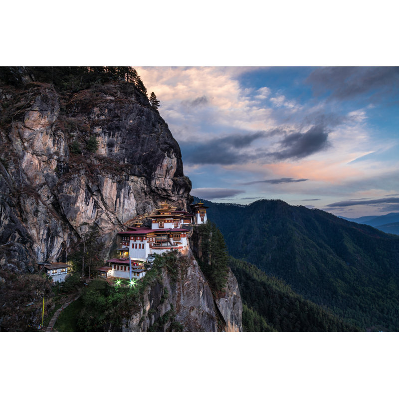Tiger''s Nest Monastery Bhutan - Wrapped Canvas Print, 30cm H x 46cm W x 3.8cm D