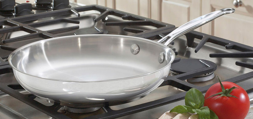 Cuisinart Chef's Classic Stainless Steel Skillet, 10" Diameter
