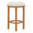 Miran Ramos Round Wood Counter Stool