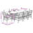  Garden Dining Set Black, Cream White-55559991-55559985-55559984