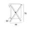 Bowles Wood Rolling Laundry Hamper-43248132