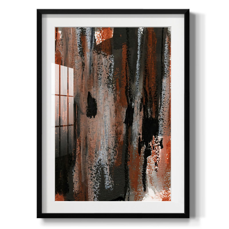 «LoftPastelVII», reproduction encadrée, H 25,5 po x l 17,5 po, Noir