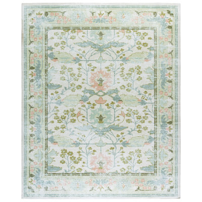 Tapis floral lavable à la machine MSRW 181 Performance