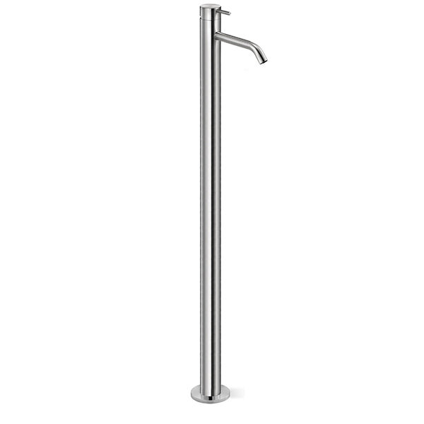 Acquaco Linki One Single-Hole Single Handle Freestanding Lavatory Faucet with 7-3/4'' Spout Reach, Satin Light Gold PVD