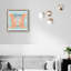 Casablanca to Paris Peach Print Glam Jungle by Oliver Gal, Black Frame, 12 x 12-1079040898-1079040911