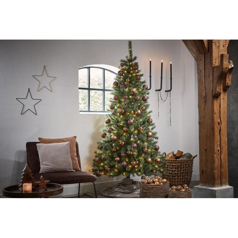 Artificial Christmas Tree, 7.05ft H x 3.84ft W x 3.84ft D
