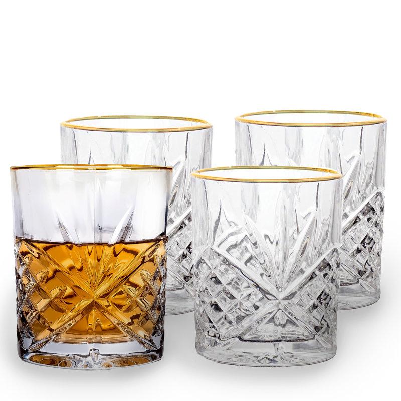 Verre à whisky doré Ashford oz