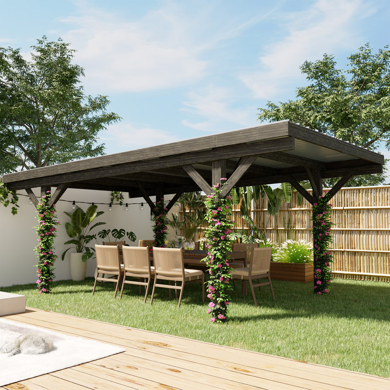 12.1 Ft. W x 16.9 Ft. D Ft Canopy, Coffee