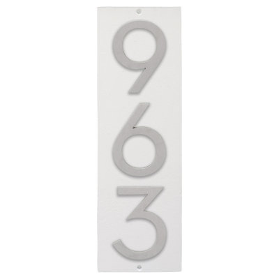 Floating 1-Line Wall Address Plaque