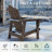 Devito All-Weather Resistant HDPE Plastic Oversize Adirondack Chair-1771610900