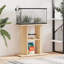 Armoire pour aquarium en bois d'ingénierie 23,6 x 11,8 x 23,6 po Sonoma Oak Aquarium Stand-1454178663