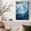 «Blue Ice Arch Canoe Underwater View», art mural-782857464