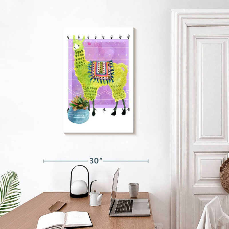 Brampt Lovely Llama IV, 30" H x 20" W