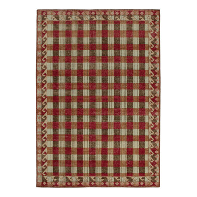 Homage Hand Knotted Wool Geometric Area Rug