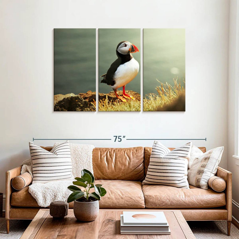 Brampt Proud Puffin, 36" H x 57" W