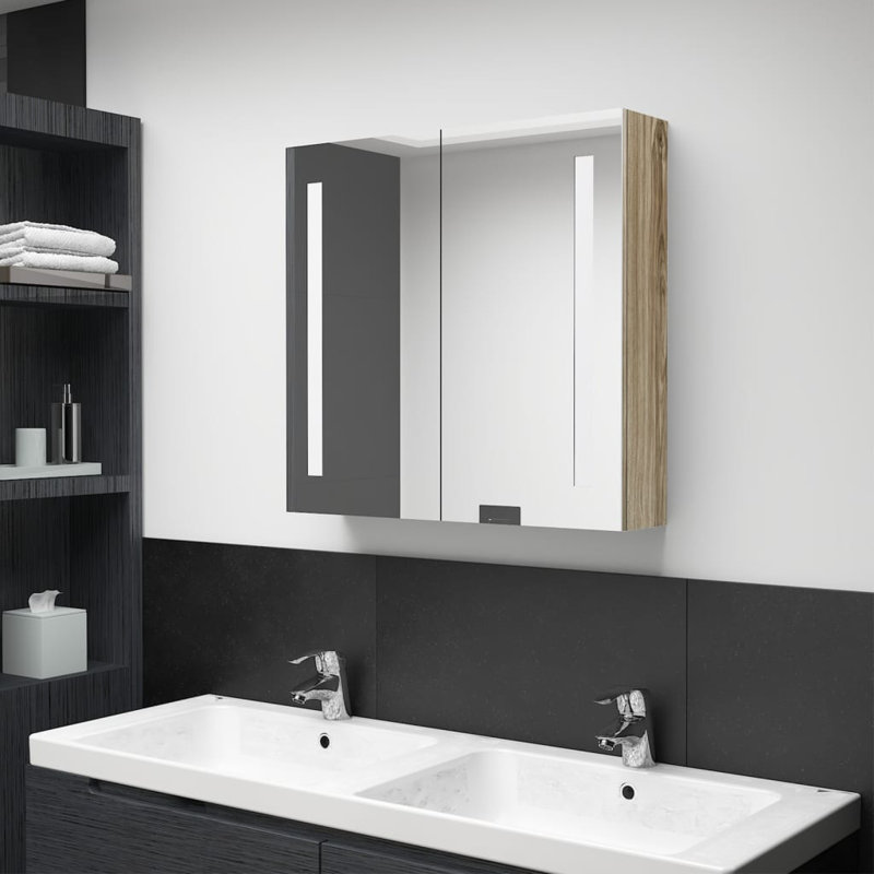 Aneri Bathroom Cabinet, Oak