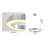 Streeter Transitional 1-Light LED Halo Ring Chandelier-34053659-23151754