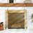 Metal Suspended Grid Single Panel Geometric Fireplace Screen with Bolted Detailing-1260668397