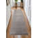 Custom Size Anti-Slip Soft Pile Chain Gray Runner Rug