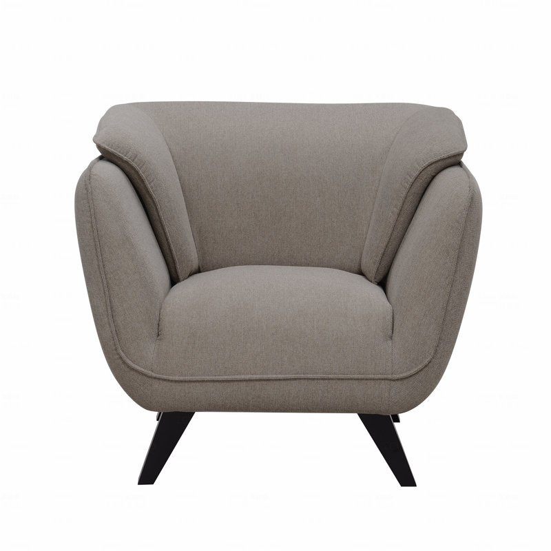 Fauteuil d'appoint en lin, Lin taupe