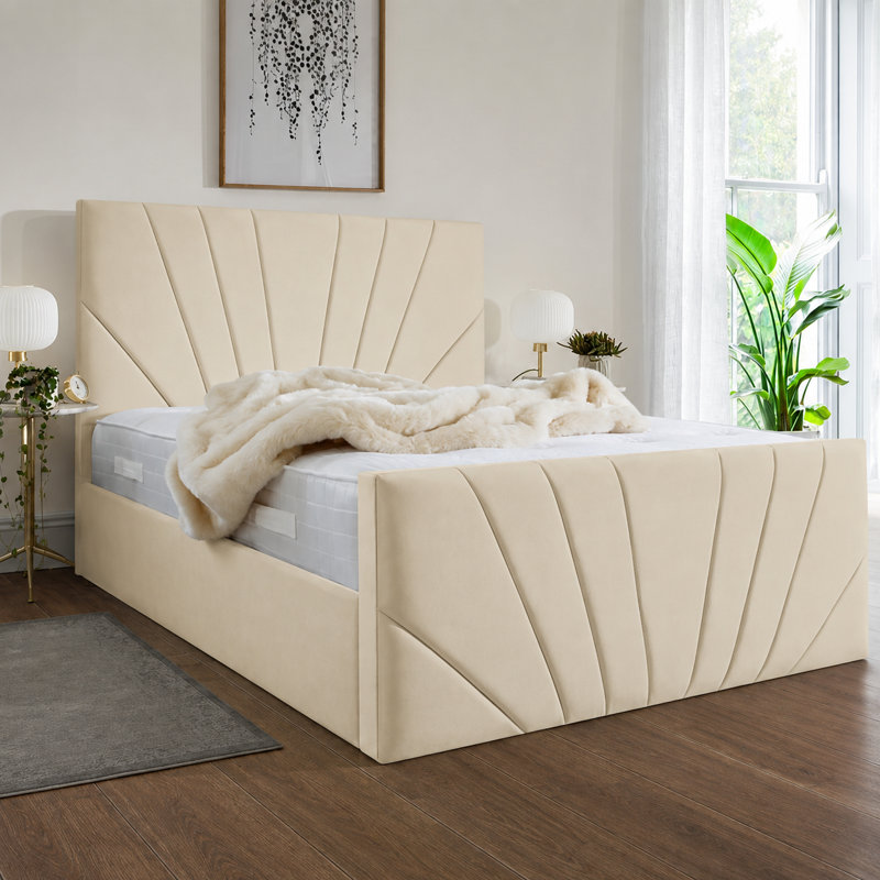 Ebenezer Chappory Storage Bed, Super King (6'), Cream
