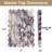 Genuine Calacatta Viola Scalloped Marble Tray, Natural Purple Stone Decorative Vanity Tray For Bathroom, Dresser, Kitchen And Home Décor