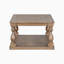 Table basse vintage avec pieds en forme de vase et placage de pin, pour le salon et le bureau-130122334