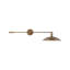 Lance Sconce-Burnished Brass Steel