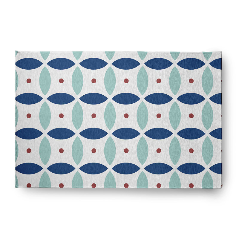 Cynarra Chenille Geometric Indoor Rug, Rectangle 4' x 6'