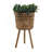 S/3 BAMBOO PLANTERS 11/13/15" NATURAL