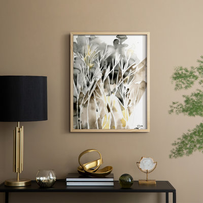 Wispy Weeds II Framed Print - Solid Wood