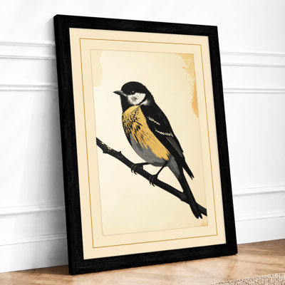 Golden Songbird Vintage - Framed Print