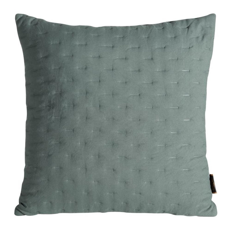 Libyer Fabric Zip Square Oxford pillowcases, Dark -Cut
