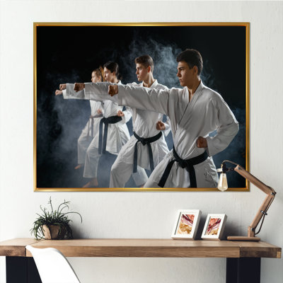 «Martial Arts Fight Fighting Studio I», reproduction sur toile