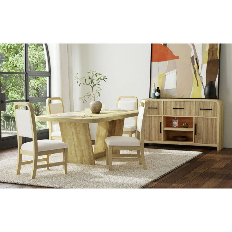 Chaise d'appoint de salle à manger découpée Palaiseur (ensemble de 2)