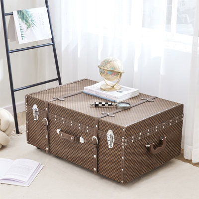 Coffre Texture Brand - carreaux gris