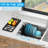 Sink Dish Drying Rack，Expandable Small Dish Rack Over Sink With Silicone Drying Tray
