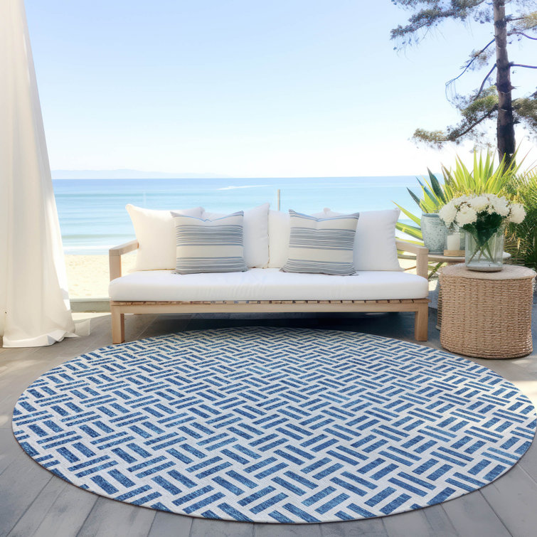 Aquaisha Geometric Indoor Rug