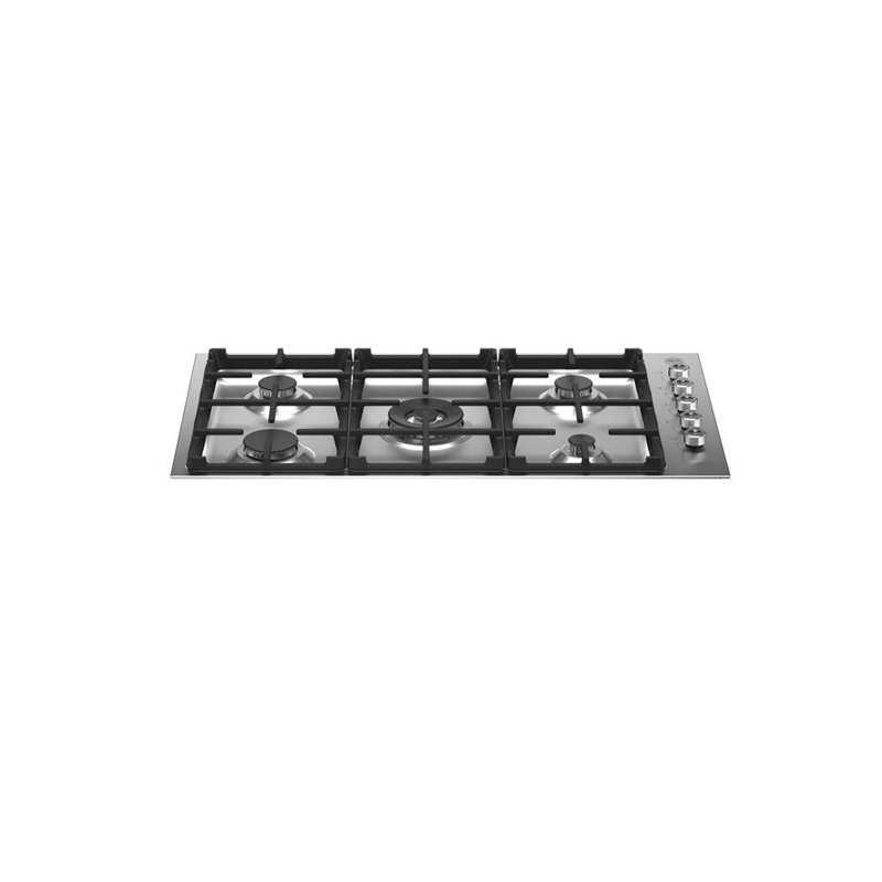 Bertazzoni 36.38'' W Gas Cooktop, Silver