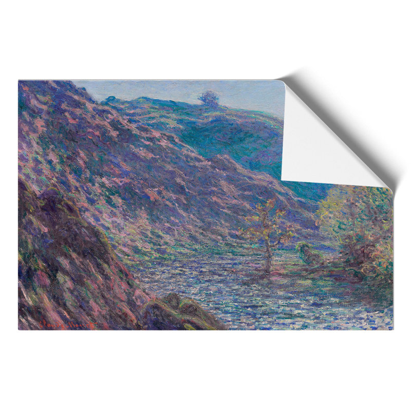 The Petite Creuse River by Claude Monet - No Frame Painting, 42cm H x 59cm W x 0.1cm D