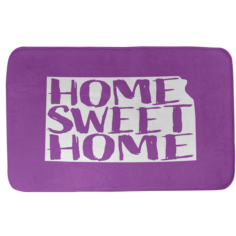 Tapis pour salle de bain kansas doux, Violet, l 21 po x L 34 po