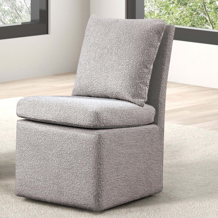 Tracee Side Chair With Casters