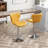 Laronzo Swivel Upholstered Adjustable Height Counter Stool with Metal Frame-1624699356