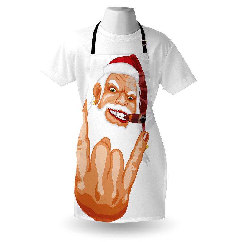 Christmas No Pattern Bib Apron