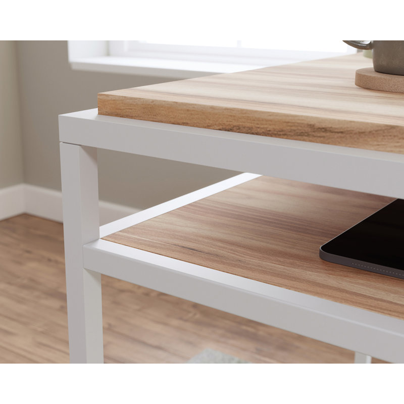 Sauder Writing Desk with Shelf in Kiln Acacia | Wayfair