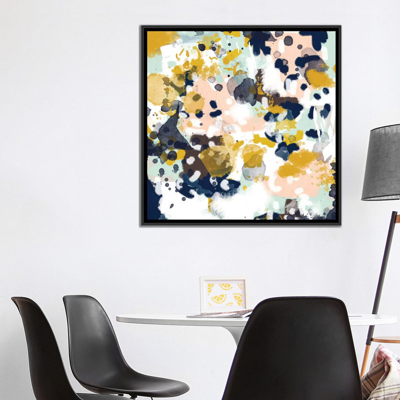 « sloane », reproduction d’art sur toile, H 37 po x l 37 po x P 1,5 po, Toile avec cadre noir
