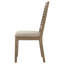 Ensemble de 2 pièces de mobilier de salle à manger en bois brun
