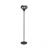 Justi 69.5'' Metal Torchiere Floor Lamp Set