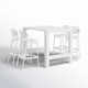 Farrah 55'' Rectangular 4 - Person Outdoor Dining Set